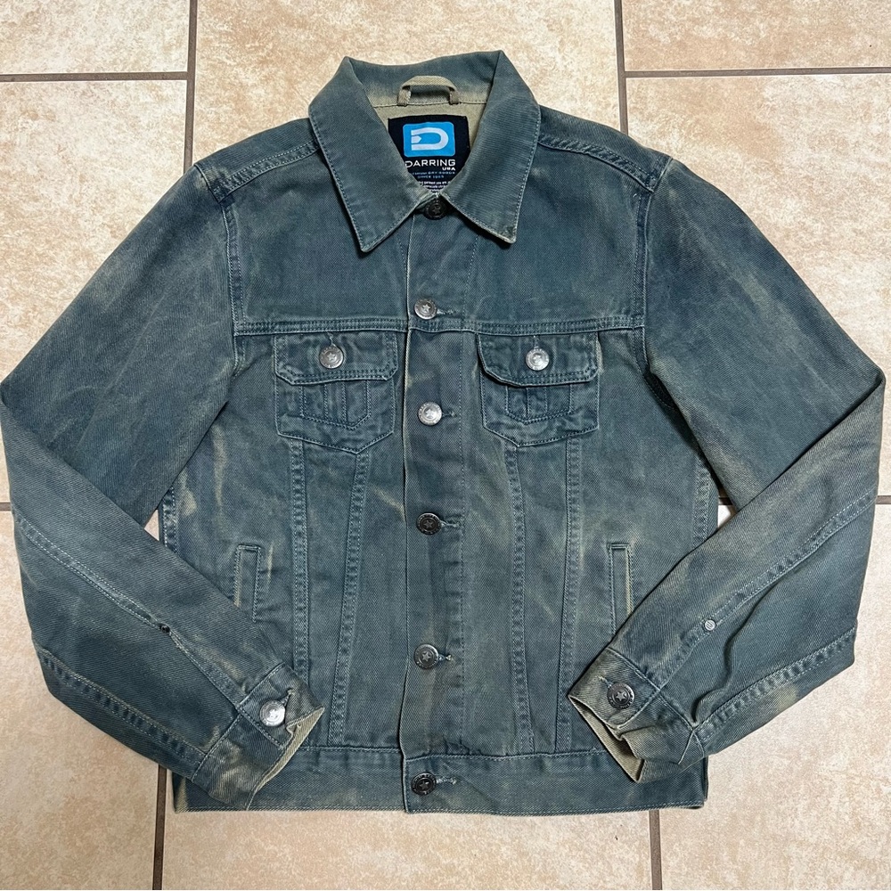 Darring USA Denim Jacket Men’s M Medium Acid Wash Trucker